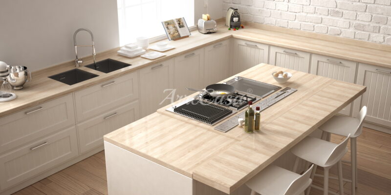 cucina con isola
