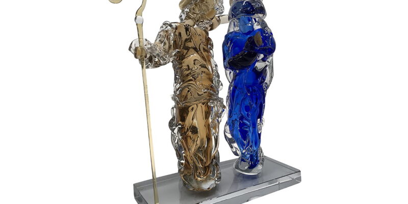 holy famili murano glass