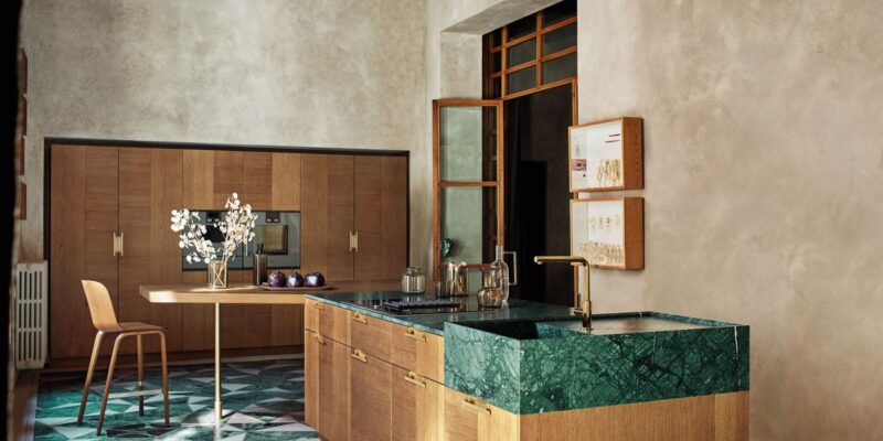 Sistema Intarsio di Cesar realizzato in Rovere Medeiterraneo