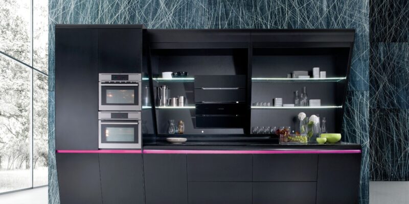 Cucina Kook nera