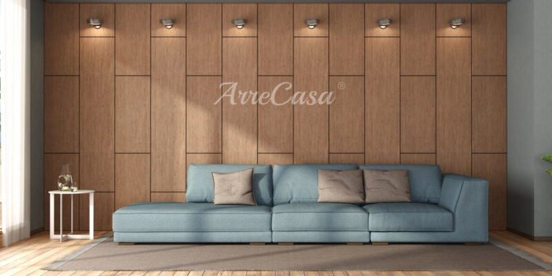 Boiserie in legno moderna