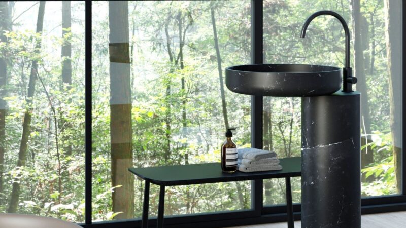 Lavabo O_O di Bartolini Design per Rexa Design