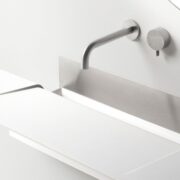 Lavabo in Cristalplant® Bio Active di Falper