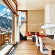 arredamento moderno casa in montagna