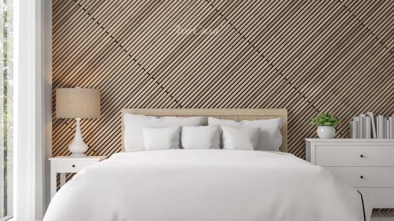 parete dietro il letto